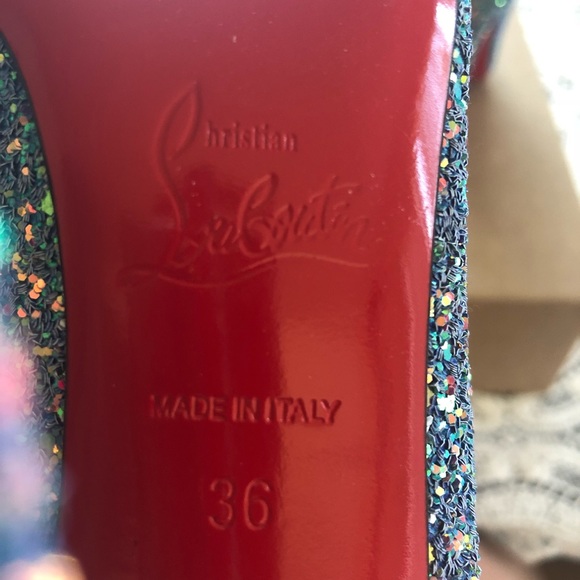 Christian Louboutin So Kate 120 Glitter Dragonfly - Picture 6 of 7